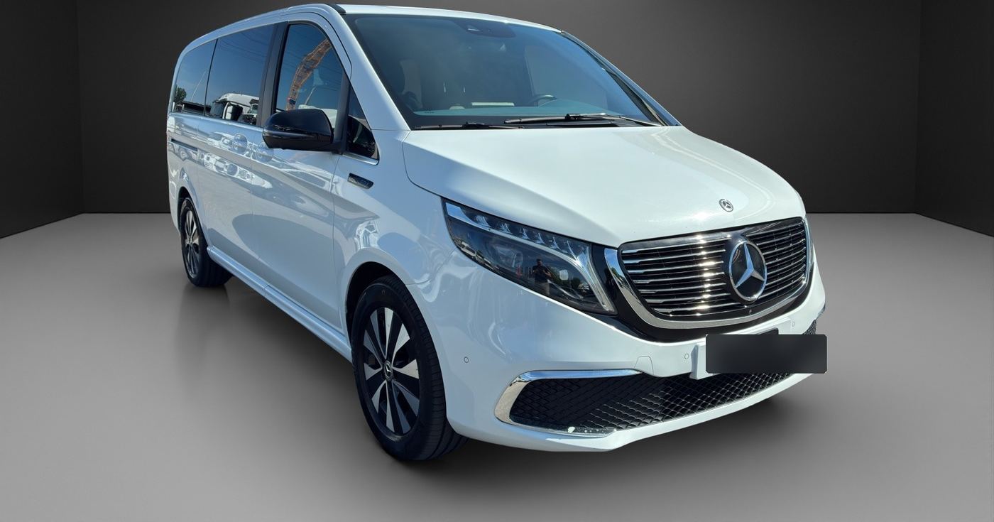Mercedes-Benz EQV in Weiss, Frontansicht